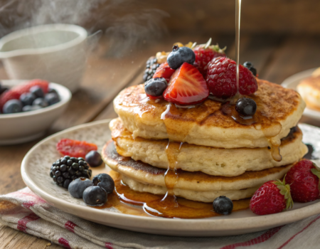 Fluffy Homemade Pancakes.webp