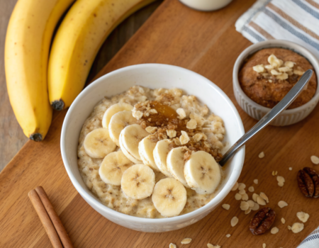 How to Make Banana Oatmeal for a Healthy MorningIngredients