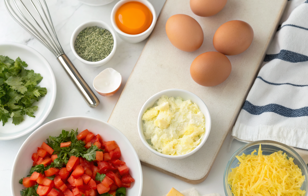 How to Prepare an Easy Breakfast OmeletteIngredients