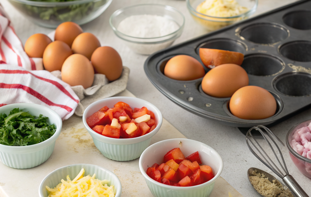 How to Cook Breakfast Egg Muffins at HomeIngredients