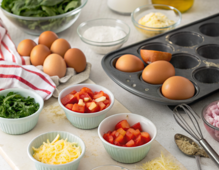How to Cook Breakfast Egg Muffins at HomeIngredients