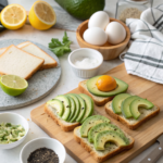 How to Make a Simple Avocado Egg ToastIngredients