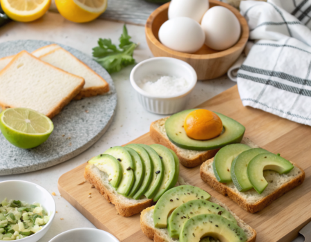 How to Make a Simple Avocado Egg ToastIngredients