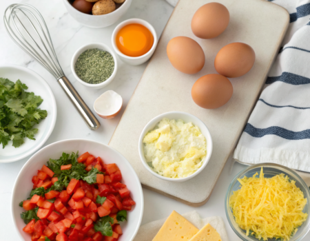 How to Prepare an Easy Breakfast OmeletteIngredients