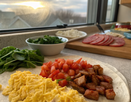 How to Prepare a Homemade Breakfast BurritoIngredients